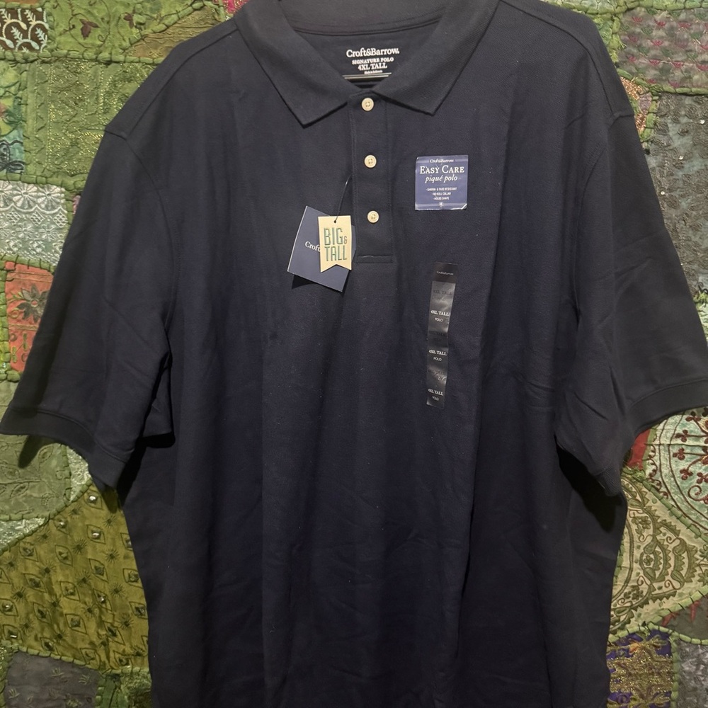 Croft & Barrow Men’s Big & Tall Polo. Size 4x